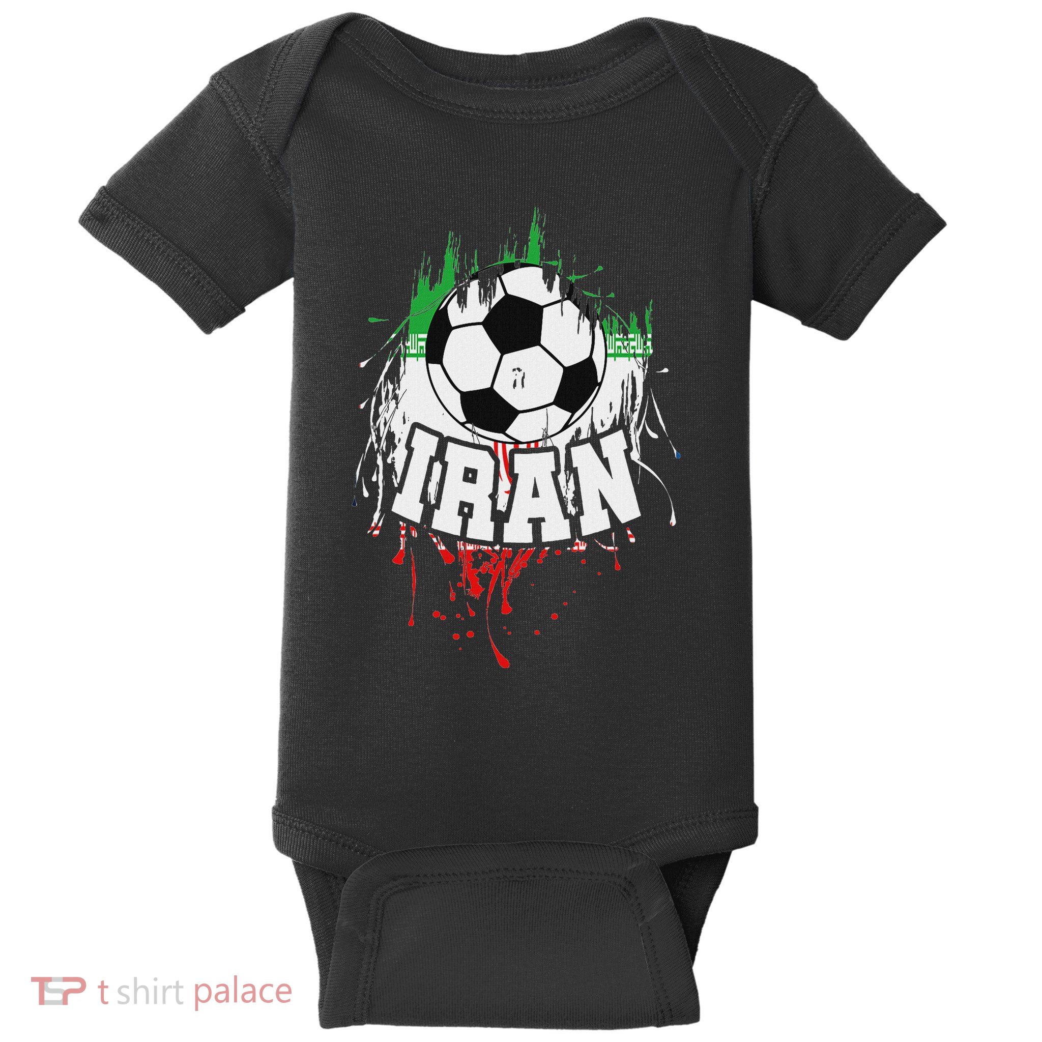 Iran Soccer Iranian Football Persian Futbol Baby Bodysuit