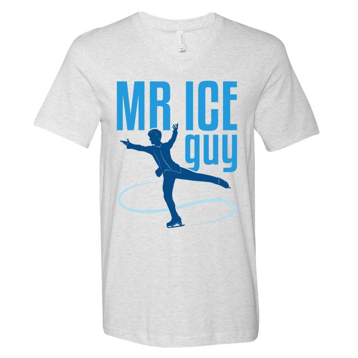 Ice Skater V-Neck T-Shirt