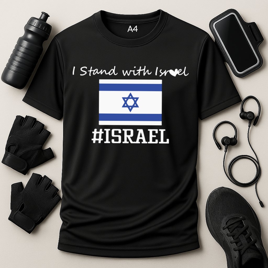 Israel Support Israel Stop War Support Israel No War Palestine Cooling Performance Crew T-Shirt