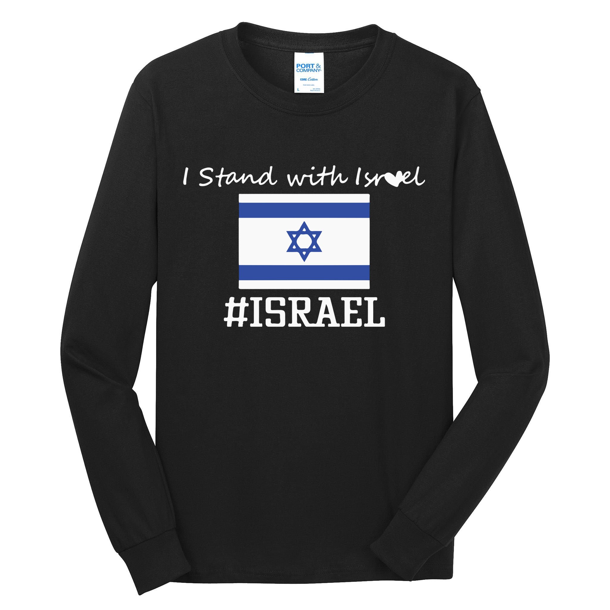 Israel Support Israel Stop War Support Israel No War Palestine Tall Long Sleeve T-Shirt