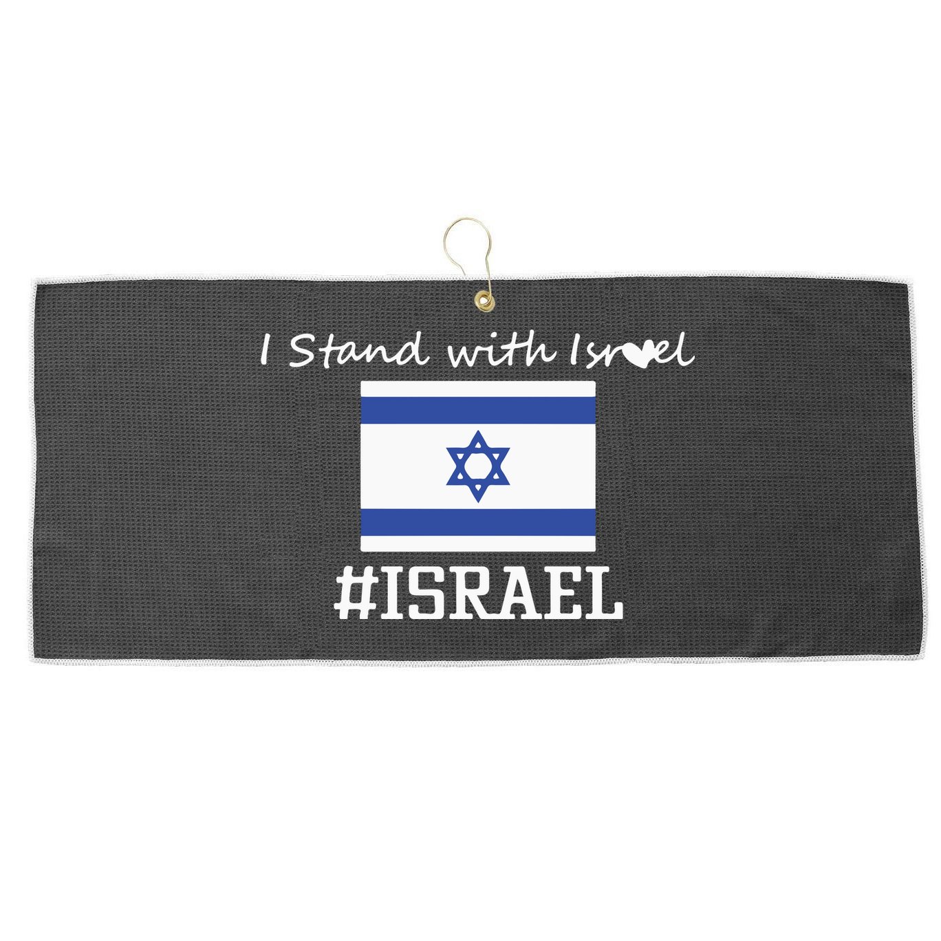 Israel Support Israel Stop War Support Israel No War Palestine Large Microfiber Waffle Golf Towel