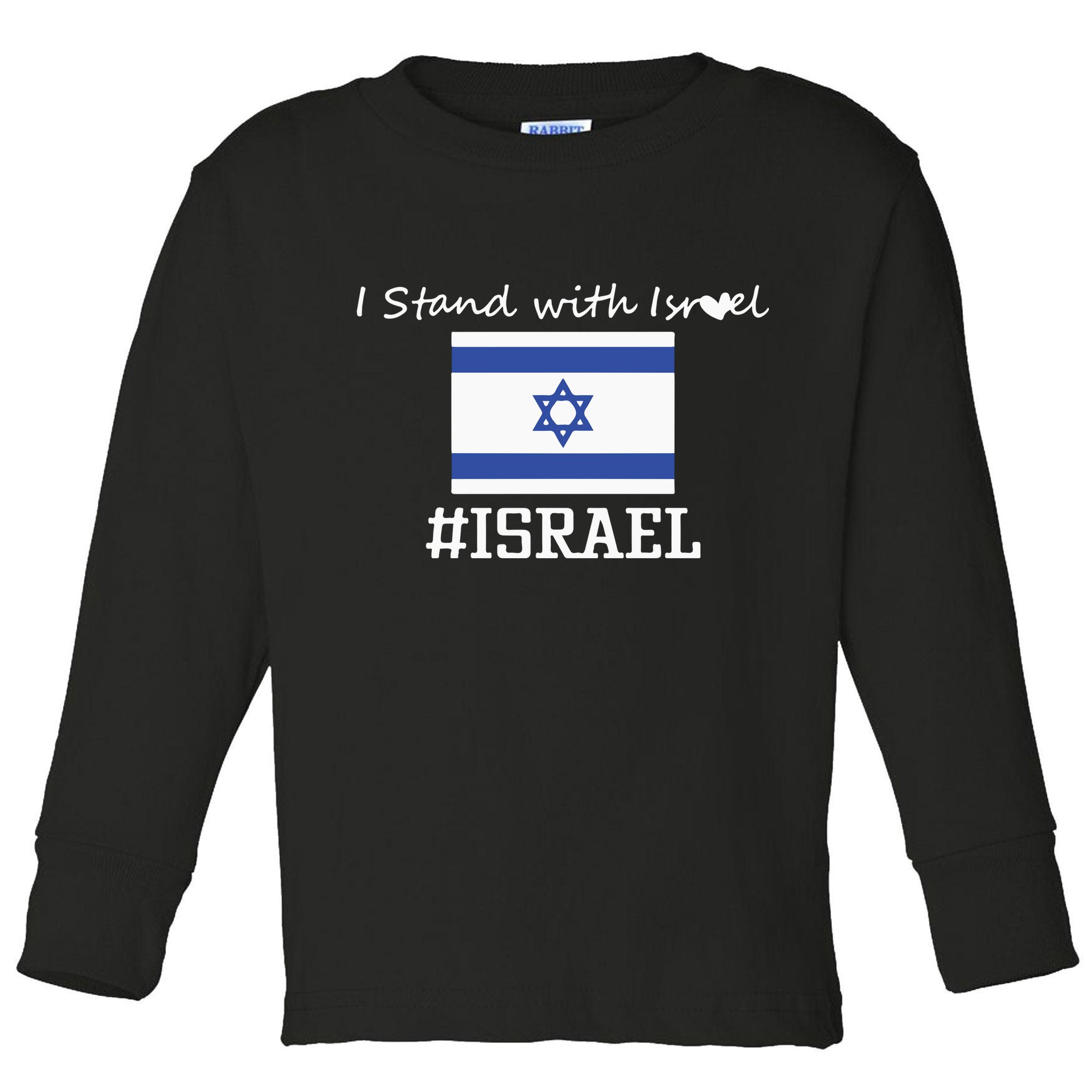 Israel Support Israel Stop War Support Israel No War Palestine Toddler Long Sleeve Shirt