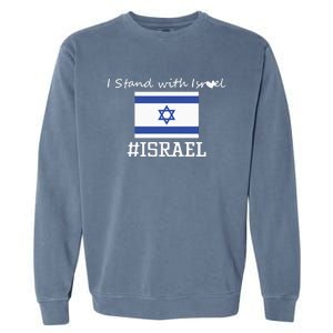 Israel Support Israel Stop War Support Israel No War Palestine Garment-Dyed Sweatshirt