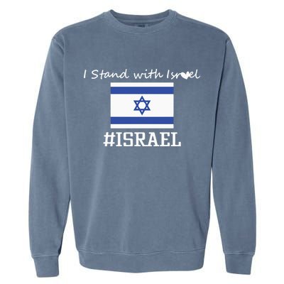 Israel Support Israel Stop War Support Israel No War Palestine Garment-Dyed Sweatshirt
