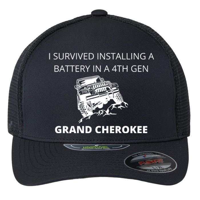 I SURVIVED INSTALLING A BATTERY IN A 4TH GEN GRAND CHEROKEE Flexfit Unipanel Trucker Cap