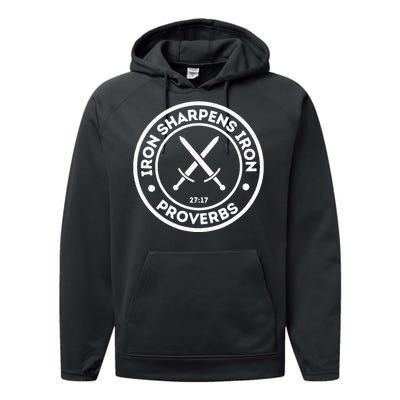 Iron Sharpens Iron Christian Performance Fleece Hoodie