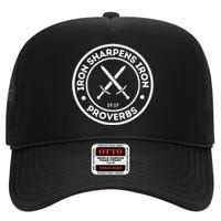 Iron Sharpens Iron Christian High Crown Mesh Back Trucker Hat