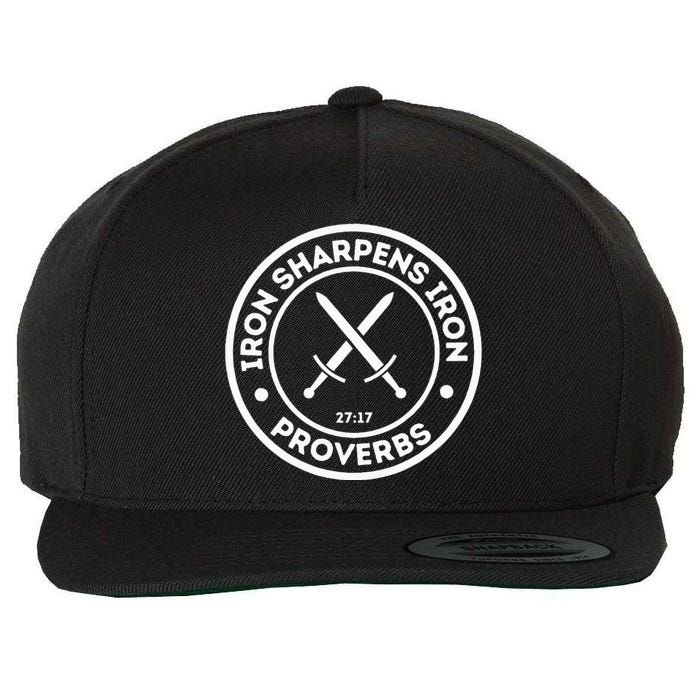 Iron Sharpens Iron Christian Wool Snapback Cap