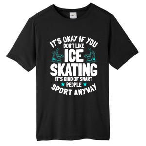 Ice Skating Ice Skates Figure Skater Skating Sport Tall Fusion ChromaSoft Performance T-Shirt