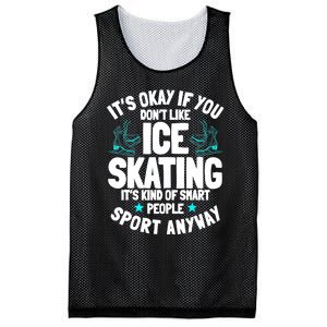 Ice Skating Ice Skates Figure Skater Skating Sport Mesh Reversible Basketball Jersey Tank