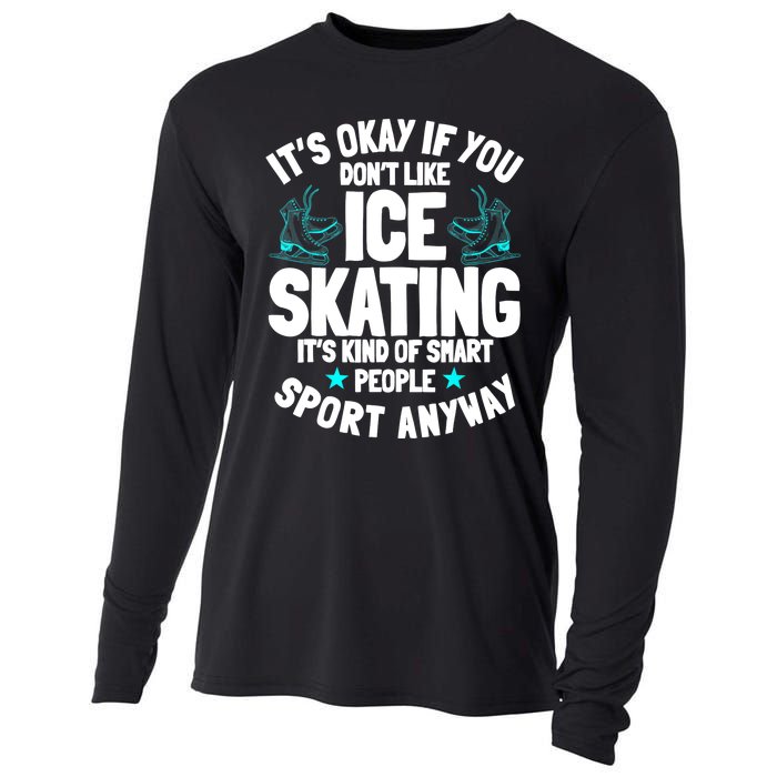 Ice Skating Ice Skates Figure Skater Skating Sport Cooling Performance Long Sleeve Crew