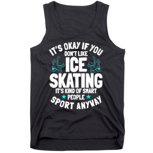 Ice Skating Ice Skates Figure Skater Skating Sport Tank Top