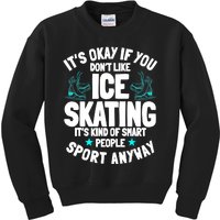 Ice Skating Ice Skates Figure Skater Skating Sport Kids Sweatshirt