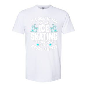 Ice Skating Ice Skates Figure Skater Skating Sport Softstyle CVC T-Shirt