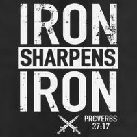 Iron Sharpens Iron Proverbs 27:17 Christian Cool Comfort Performance Bucket Hat