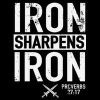 Iron Sharpens Iron Proverbs 27:17 Christian Backpack