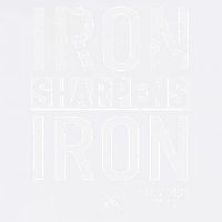 Iron Sharpens Iron Proverbs 27:17 Christian Garment-Dyed Sweatshirt