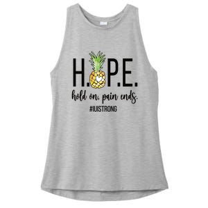 Iui Strong Iui Mom Intrauterine Insemination Mama Gift Ladies PosiCharge Tri-Blend Wicking Tank