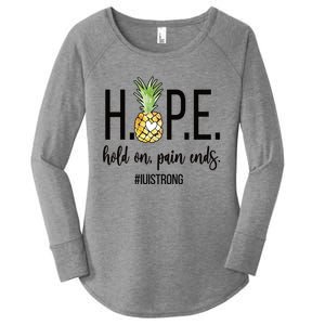 Iui Strong Iui Mom Intrauterine Insemination Mama Gift Women's Perfect Tri Tunic Long Sleeve Shirt