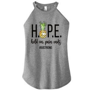 Iui Strong Iui Mom Intrauterine Insemination Mama Gift Women's Perfect Tri Rocker Tank