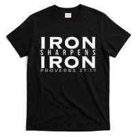 Iron Sharpens Iron Proverbs 2717 T-Shirt