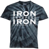 Iron Sharpens Iron Proverbs 2717 Kids Tie-Dye T-Shirt