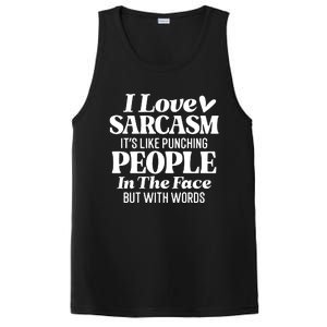 I Love Sarcasm PosiCharge Competitor Tank