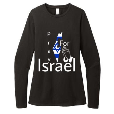 Israel Strong I Stand With Israel Usa Israeli Flag Support Womens CVC Long Sleeve Shirt