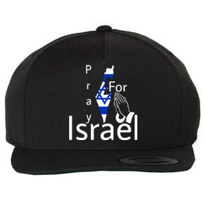 Israel Strong I Stand With Israel Usa Israeli Flag Support Wool Snapback Cap