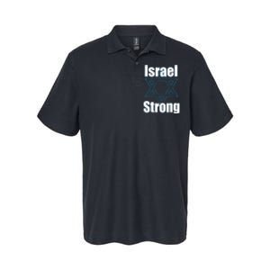 Israel Strong I Stand With Israel Usa Israeli Flag Support Softstyle Adult Sport Polo