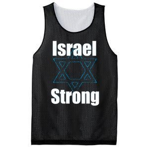 Israel Strong I Stand With Israel Usa Israeli Flag Support Mesh Reversible Basketball Jersey Tank