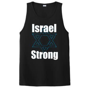 Israel Strong I Stand With Israel Usa Israeli Flag Support PosiCharge Competitor Tank