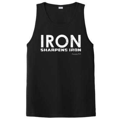 Iron Sharpens Iron Funny Gift PosiCharge Competitor Tank