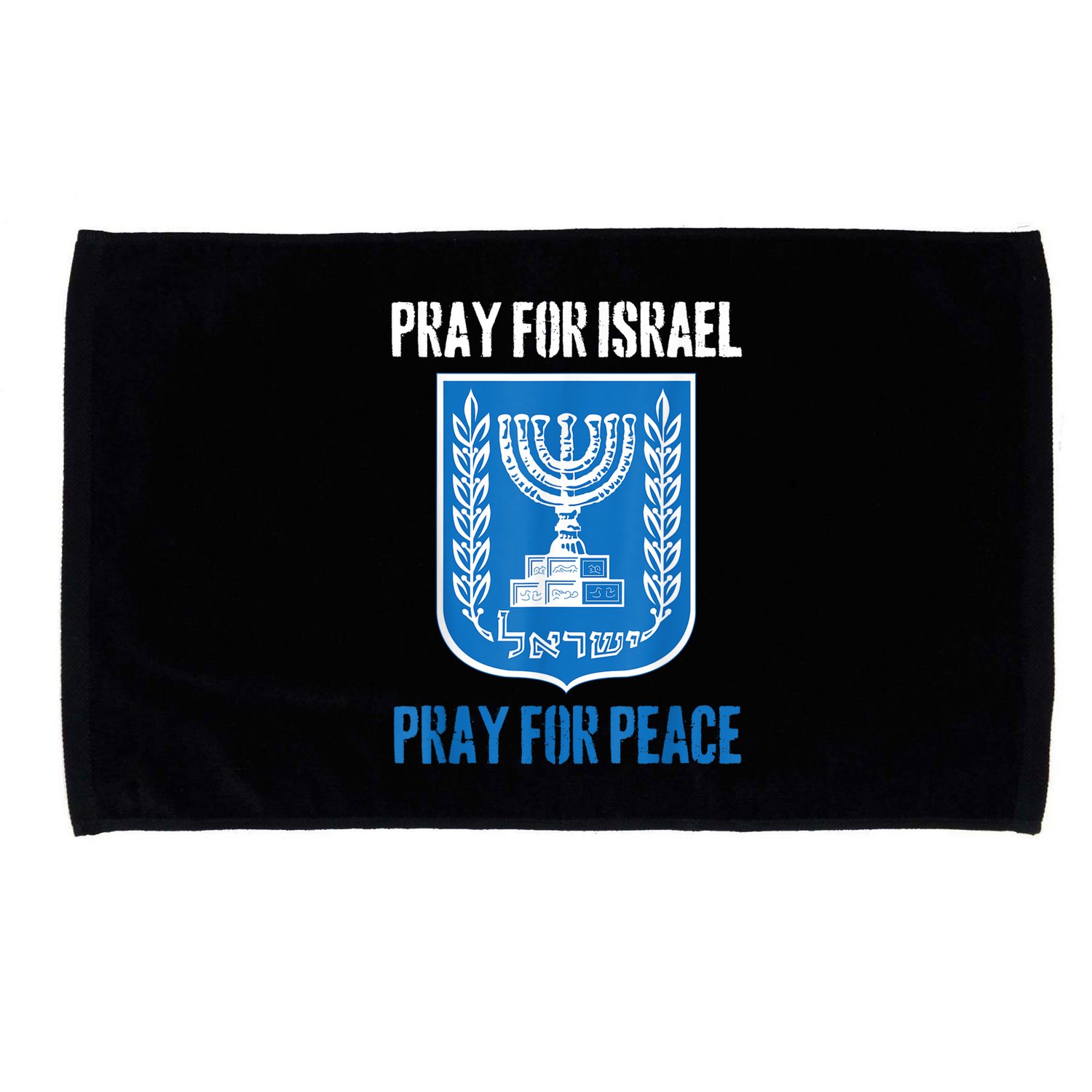 Israel Strong Israel Strong Pray For Israel Flag Microfiber Hand Towel