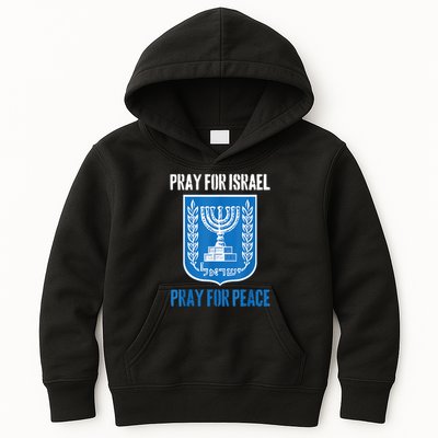 Israel Strong Israel Strong Pray For Israel Flag Kids Hoodie