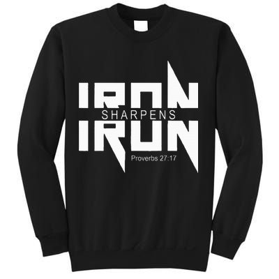 Iron Sharpens Iron Bible Jesus Faith Religious Christian Sweatshirt
