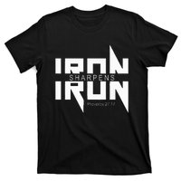 Iron Sharpens Iron Bible Jesus Faith Religious Christian T-Shirt