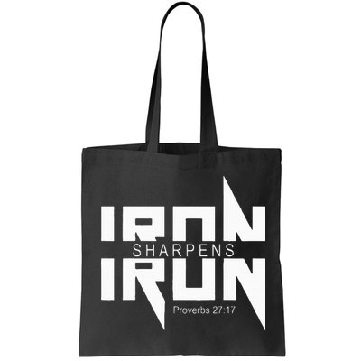 Iron Sharpens Iron Bible Jesus Faith Religious Christian Bag