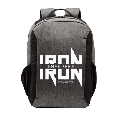 Iron Sharpens Iron Bible Jesus Faith Religious Christian Vector Backpack