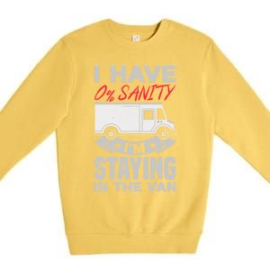 IM Staying In Tha Van Phasmophobia Funny Gift Cute Gift Premium Crewneck Sweatshirt