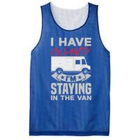 IM Staying In Tha Van Phasmophobia Funny Gift Cute Gift Mesh Reversible Basketball Jersey Tank