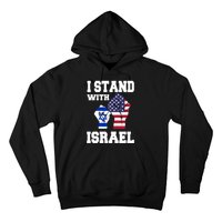 Israel Strong I Stand With Israel Usa Israeli Flag Support Hoodie