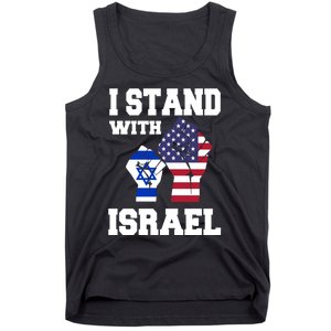 Israel Strong I Stand With Israel Usa Israeli Flag Support Tank Top