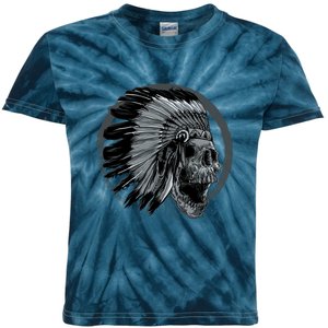 Indian Skull Kids Tie-Dye T-Shirt