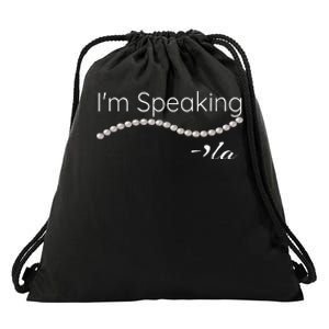 IM Speaking Drawstring Bag