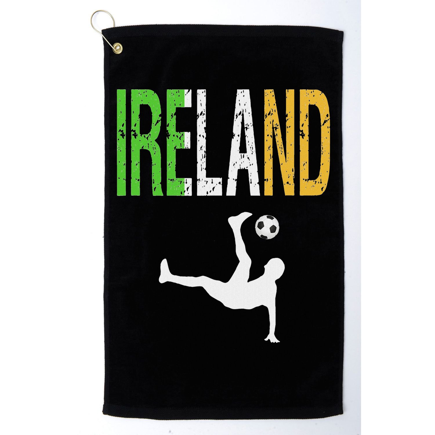 Ireland Soccer Irish Football Golf Towel
