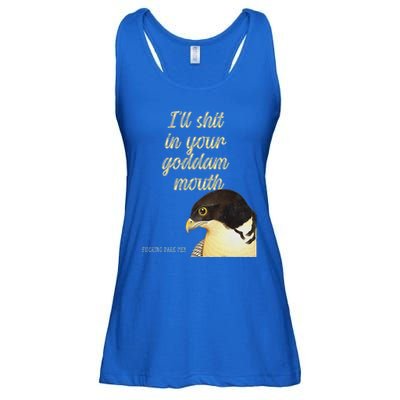 ILl Shit In Your Mouth Bird Dare Me Ladies Essential Flowy Tank