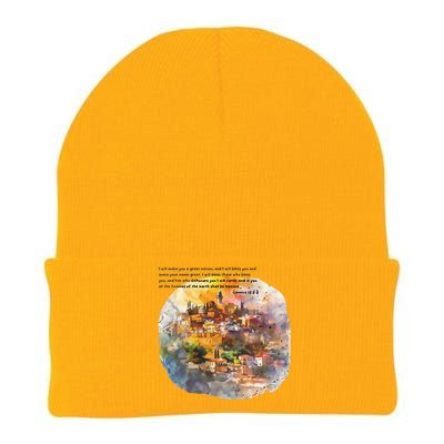 Israel Skyline Knit Cap Winter Beanie