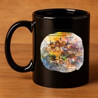 Israel Skyline 11oz C Handle Ceramic Mug