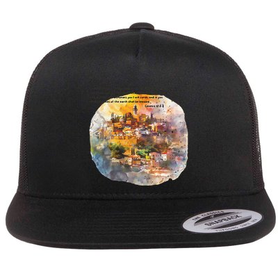Israel Skyline Flatbill Hat
